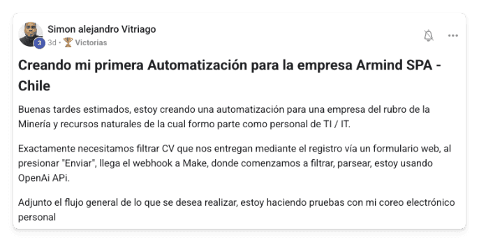 Victoria de un alumno de MonetizIA Masters #010