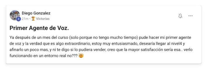 Victoria de un alumno de MonetizIA Masters #022