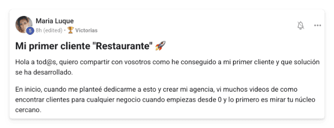 Victoria de un alumno de MonetizIA Masters #025