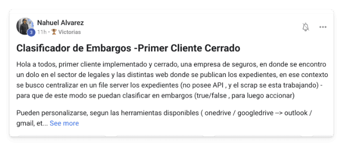 Victoria de un alumno de MonetizIA Masters #028