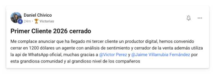 Victoria de un alumno de MonetizIA Masters #038