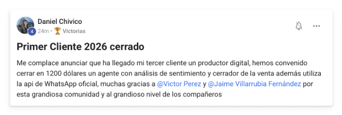 Victoria de un alumno de MonetizIA Masters #044